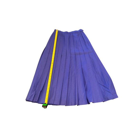 Pendleton Womens Vintage Pleated Wool Skirt Size 6 Purple - Picture 4 of 9